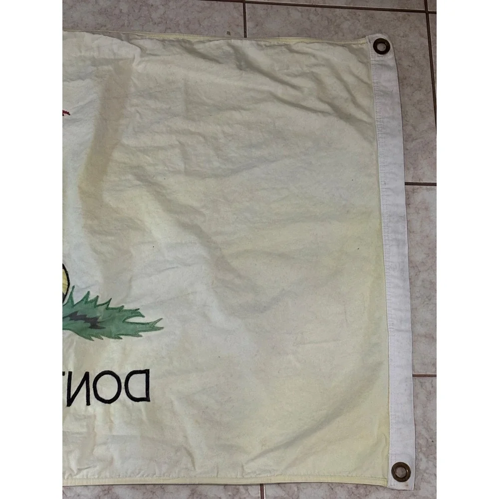 USMC Don't Tread On Me Gadsden Flag Banner Double-Sided Sewn Marines 56x30